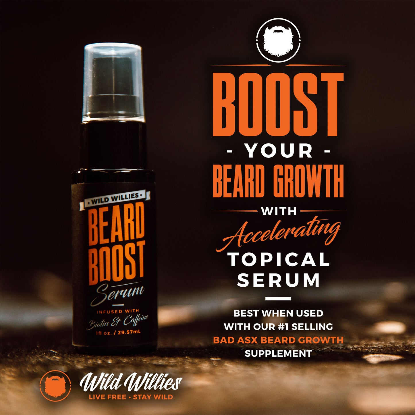 Wild Willies BEARD BOOST Serum Wild-Willies 