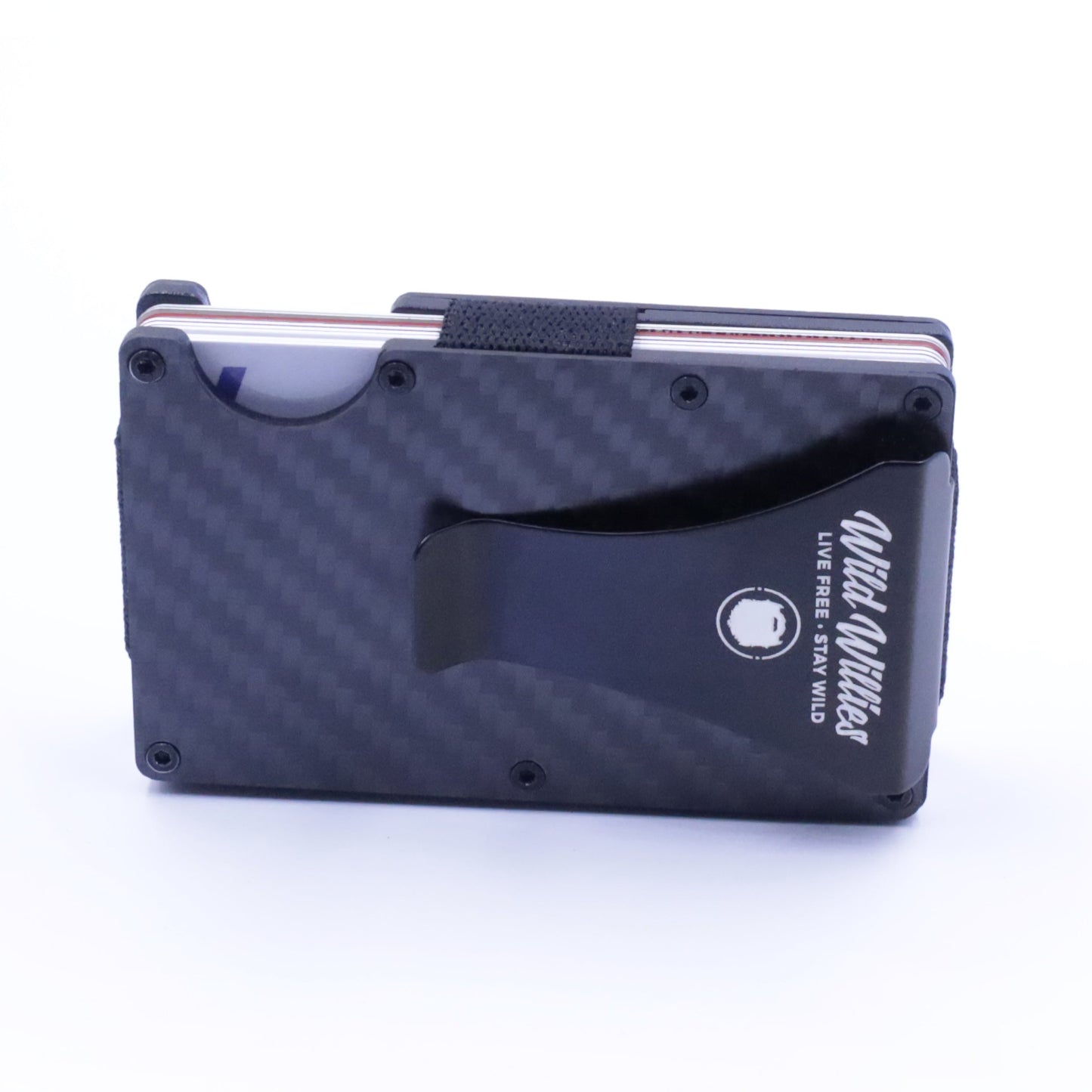 Black Aluminum & Carbon Fiber Wallet wallet Wild-Willies