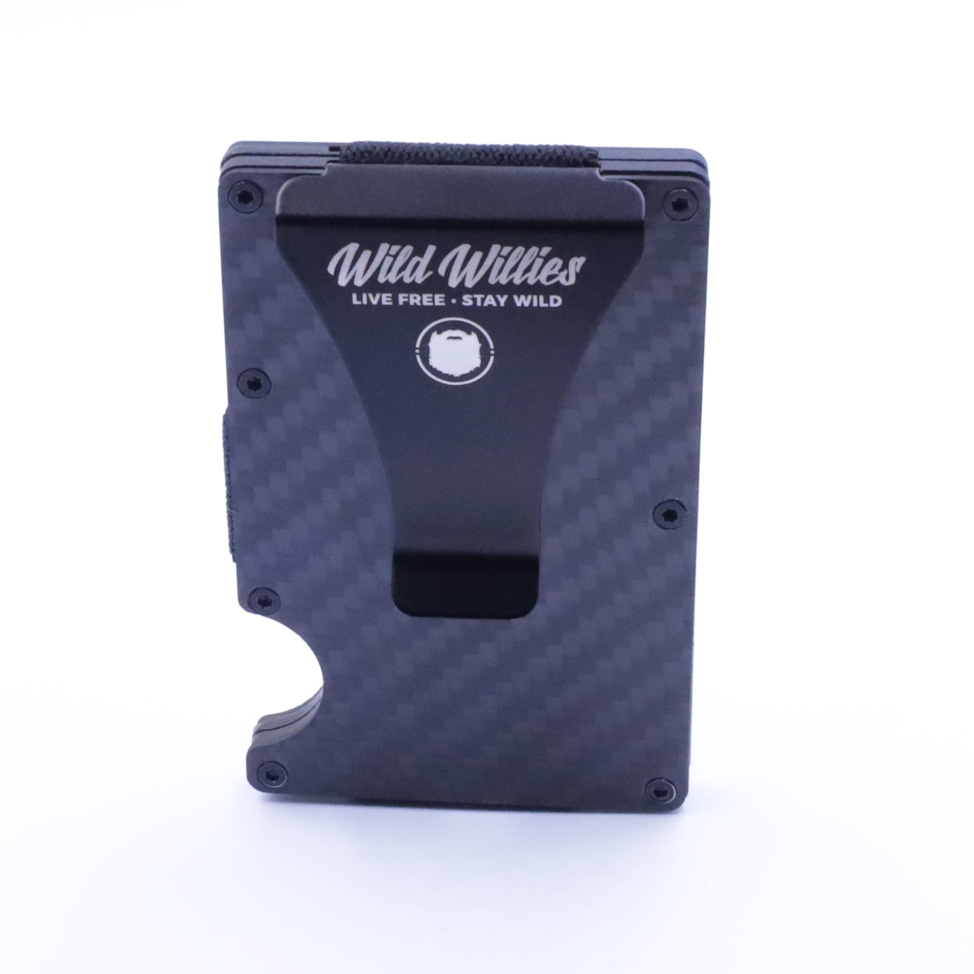 Black Aluminum & Carbon Fiber Wallet wallet Wild-Willies 