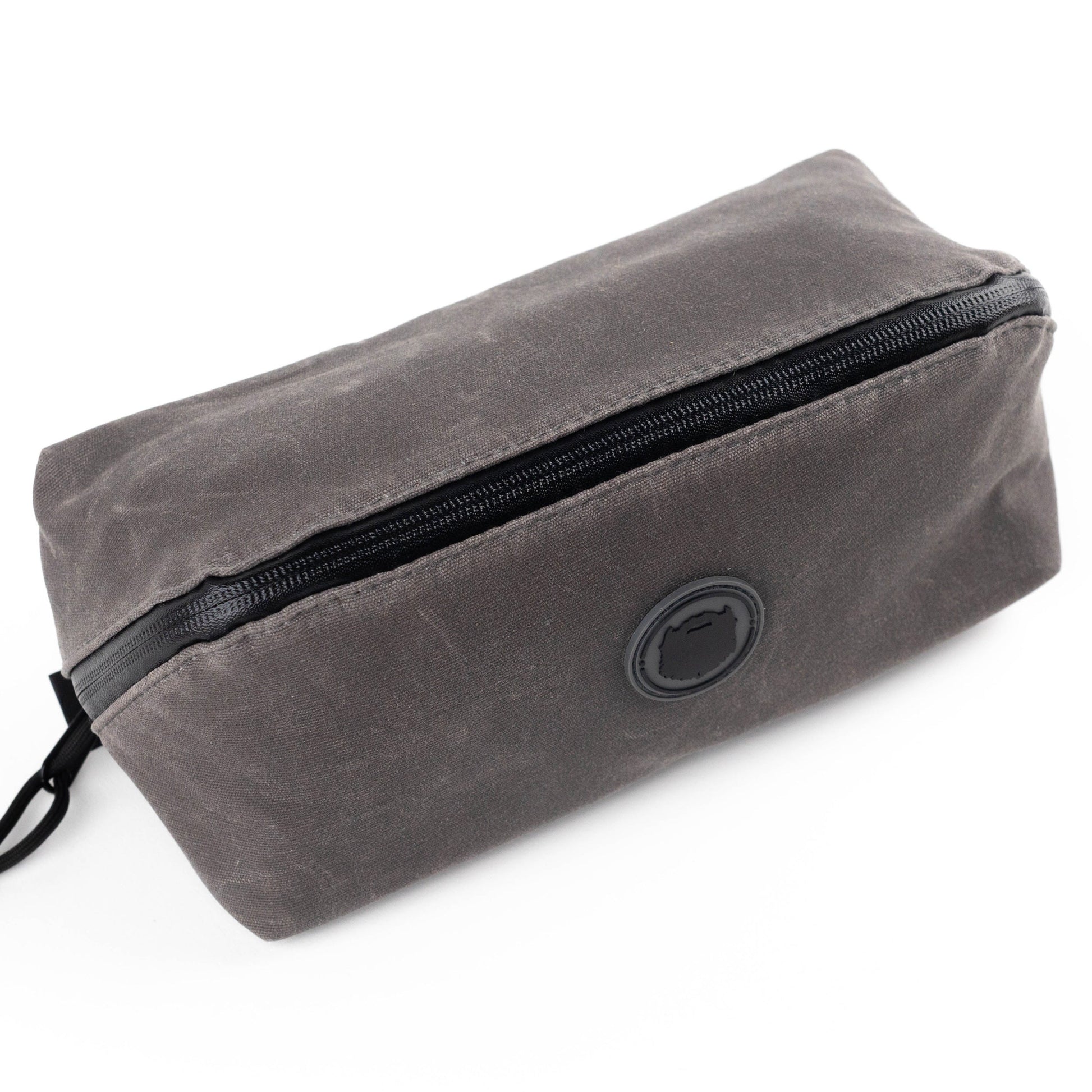 Clamshell Canvas Dopp Bag - Gray Wild-Willies 