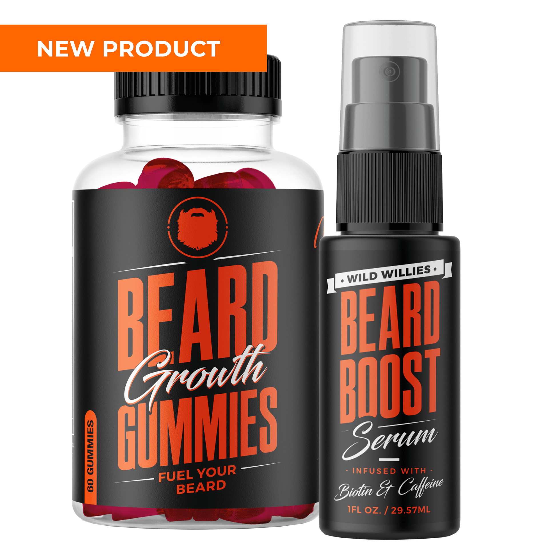 Beard Growth Kit Beard Growth Wild-Willies Gummies 