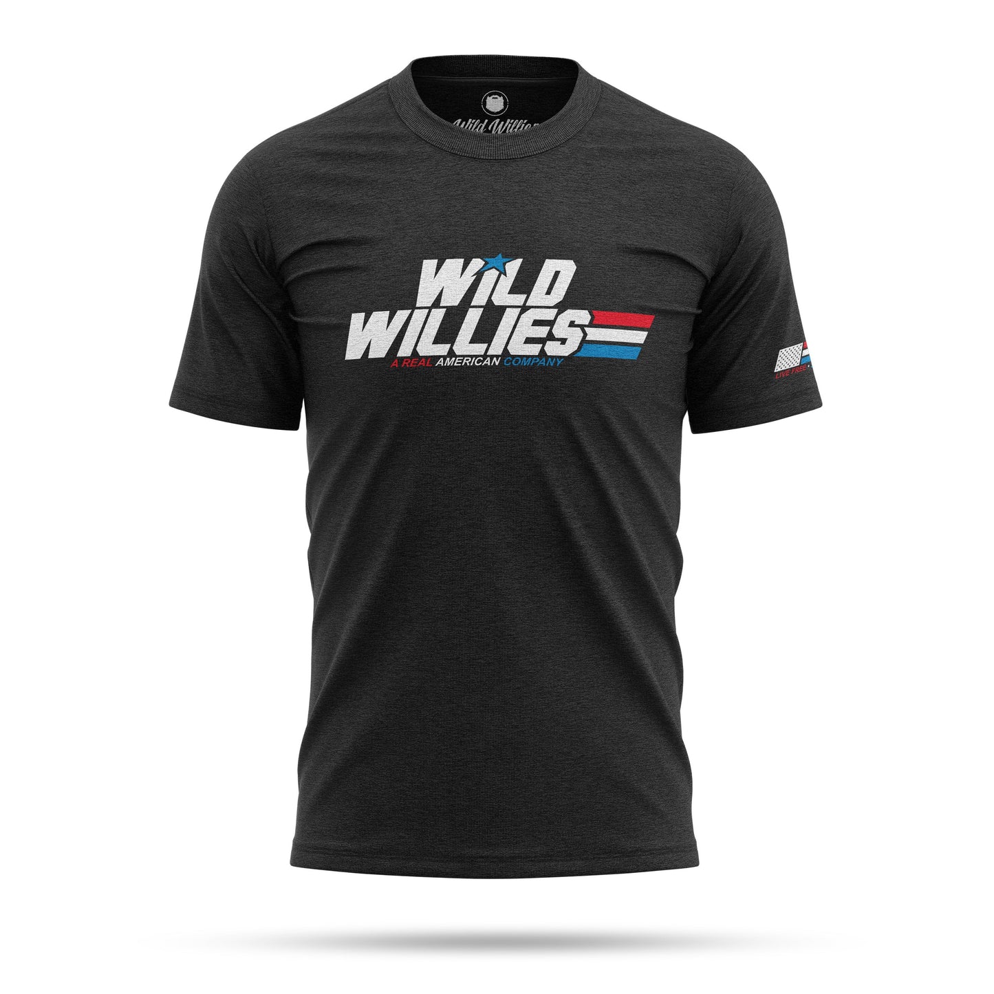 A Real American Company - T-Shirt T-Shirt Wild-Willies S Charcoal