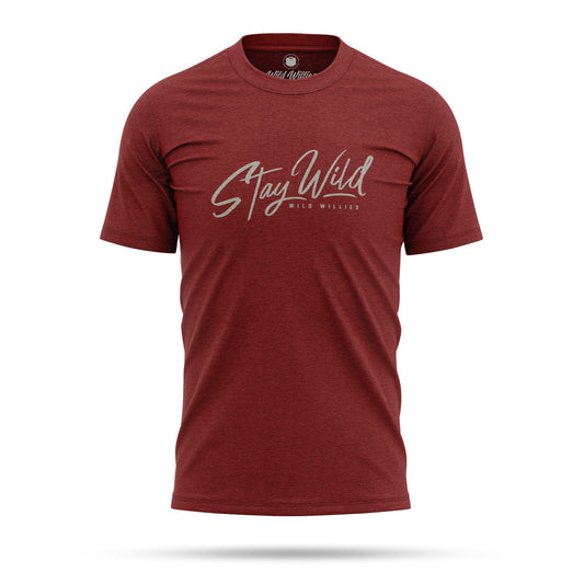 Stay Wild - T-Shirt T-Shirt Wild-Willies S Cardinal 